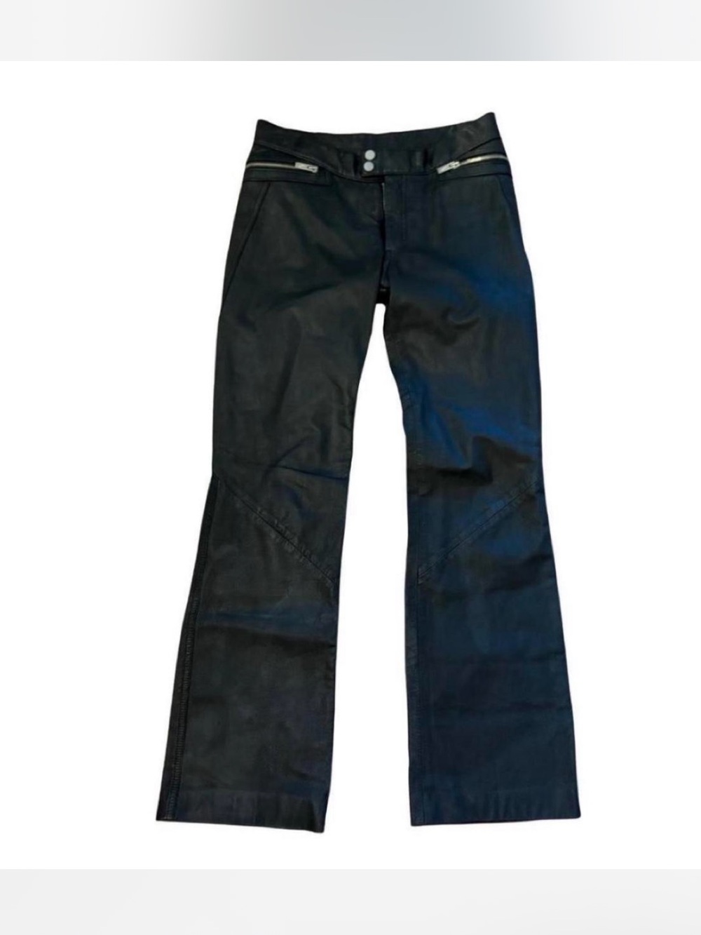 Diesel Black Leather Pants